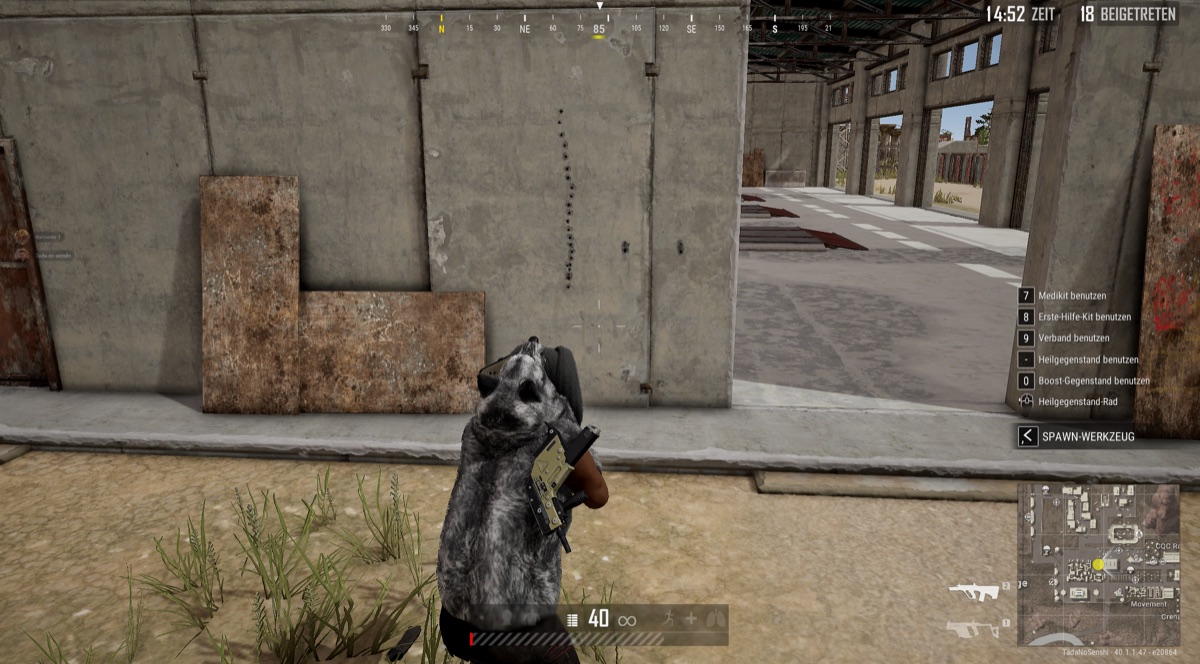 PUBG AUG Screenshot – no recoil macro product preview from NoRecoil.de